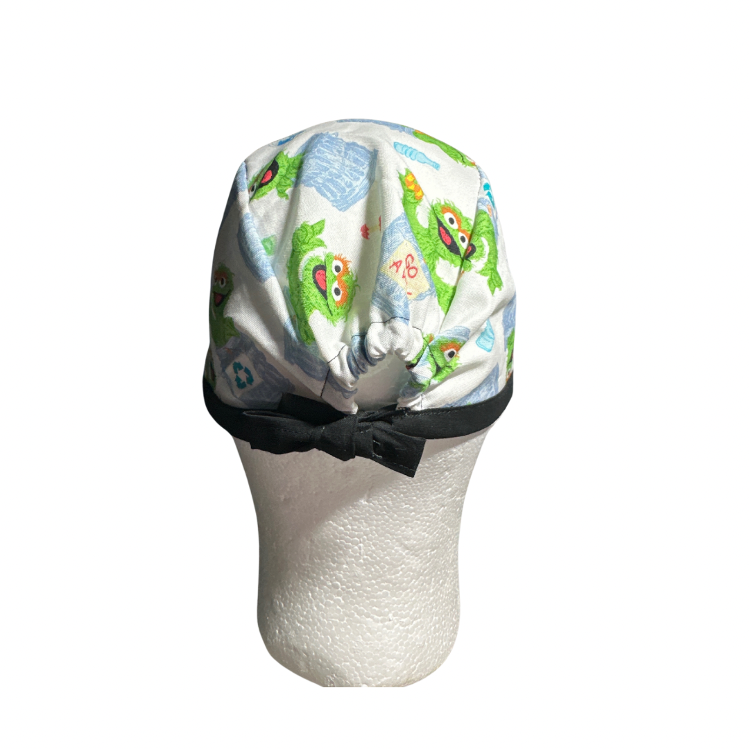 Oscar the grouch scrub cap,