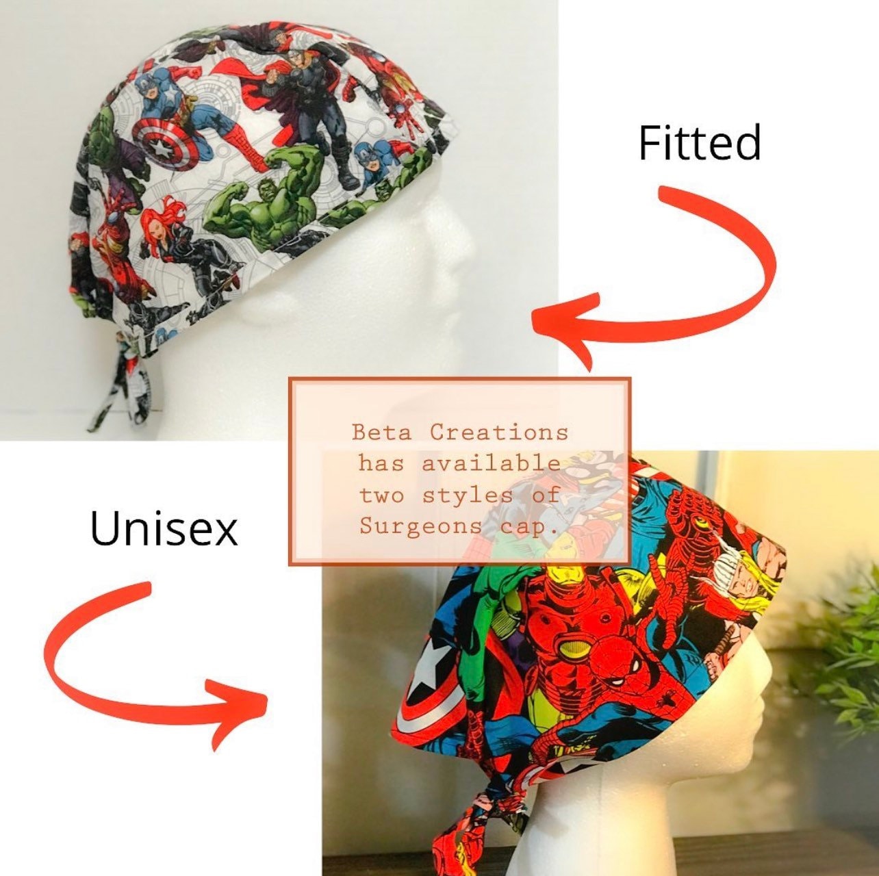 University of Alabama crimson tide blocks, Bama scrub cap