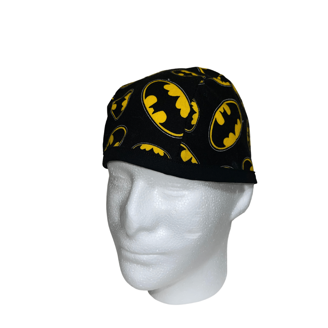 Superhero scrub cap, mens scrub cap, Batman
