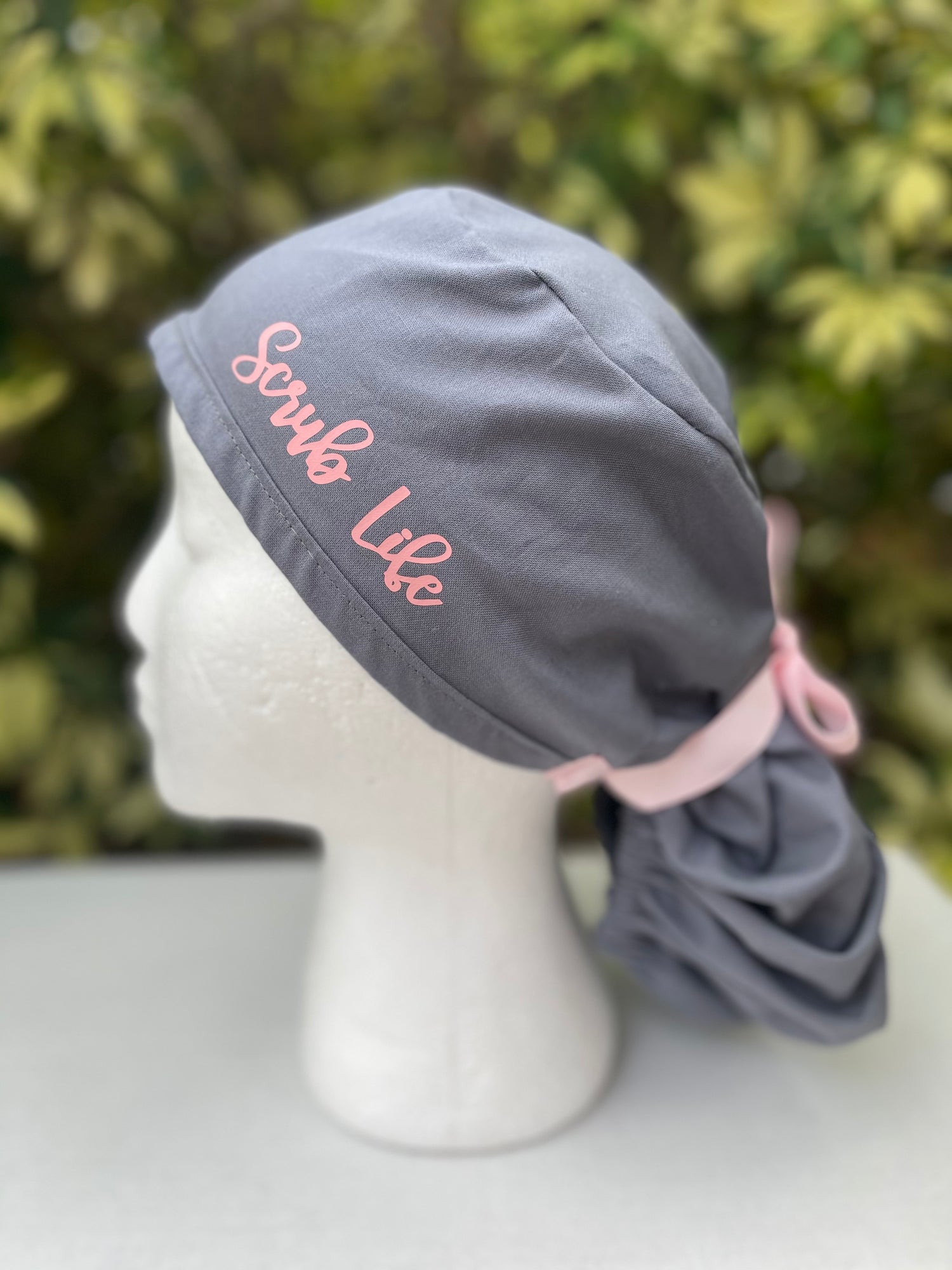 Ponytail Scrub Caps