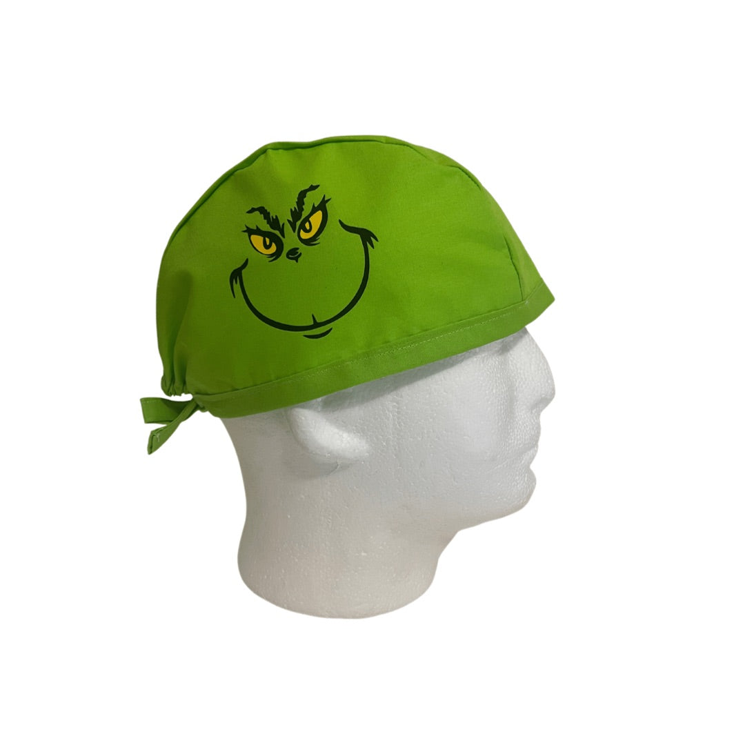 Holiday scrub caps