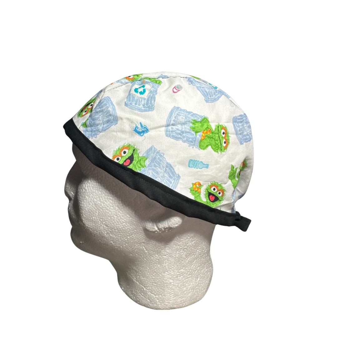 Oscar the grouch scrub cap,
