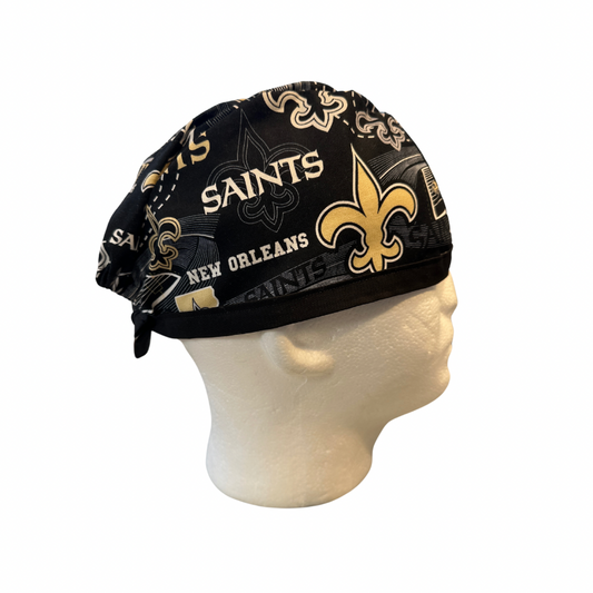 Saints scrub cap