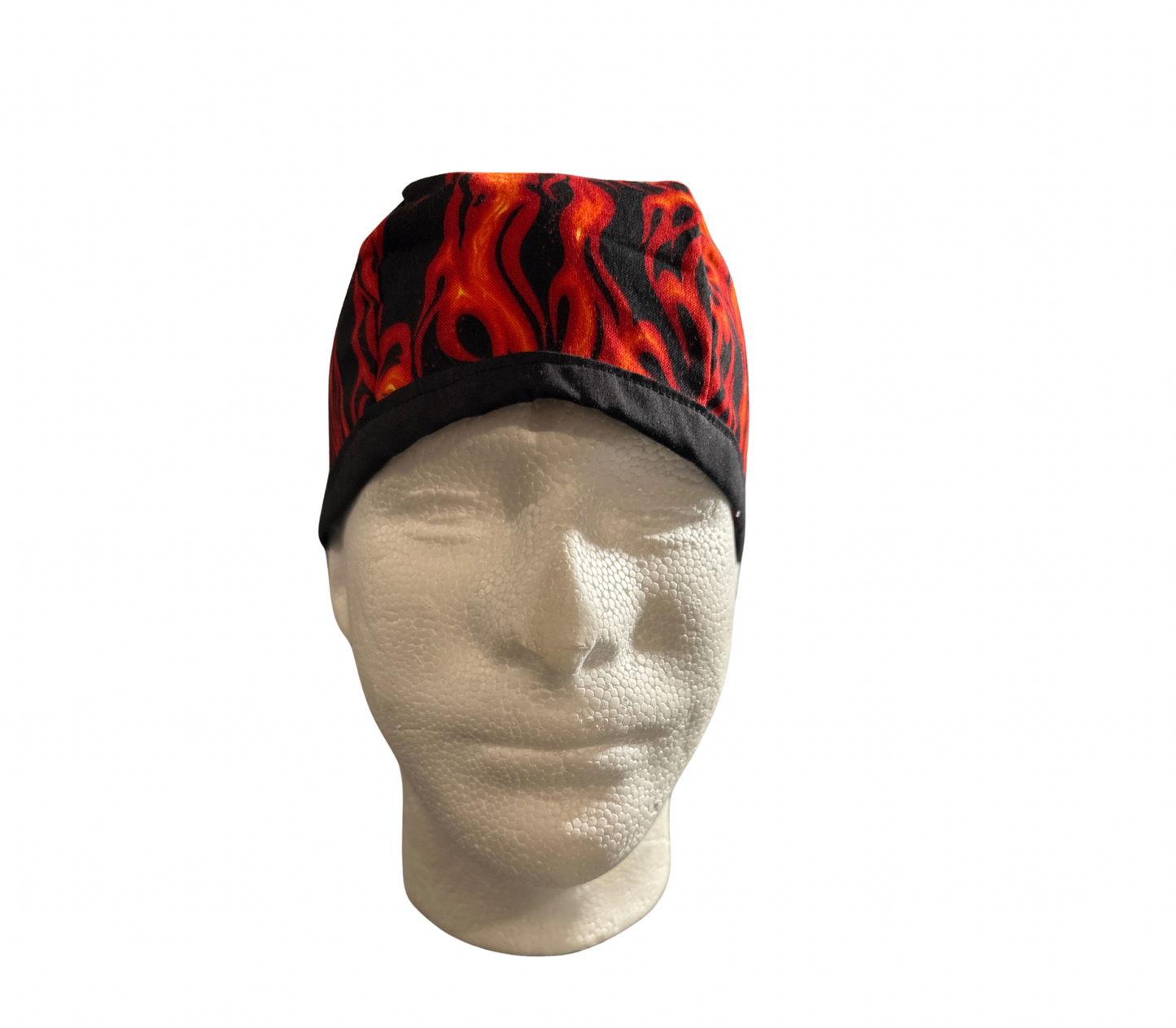 Flame scrub cap