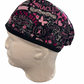 pink & black fitted cap side view