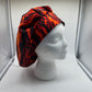 Flame scrub cap,Woman’s surgical fire bouffant