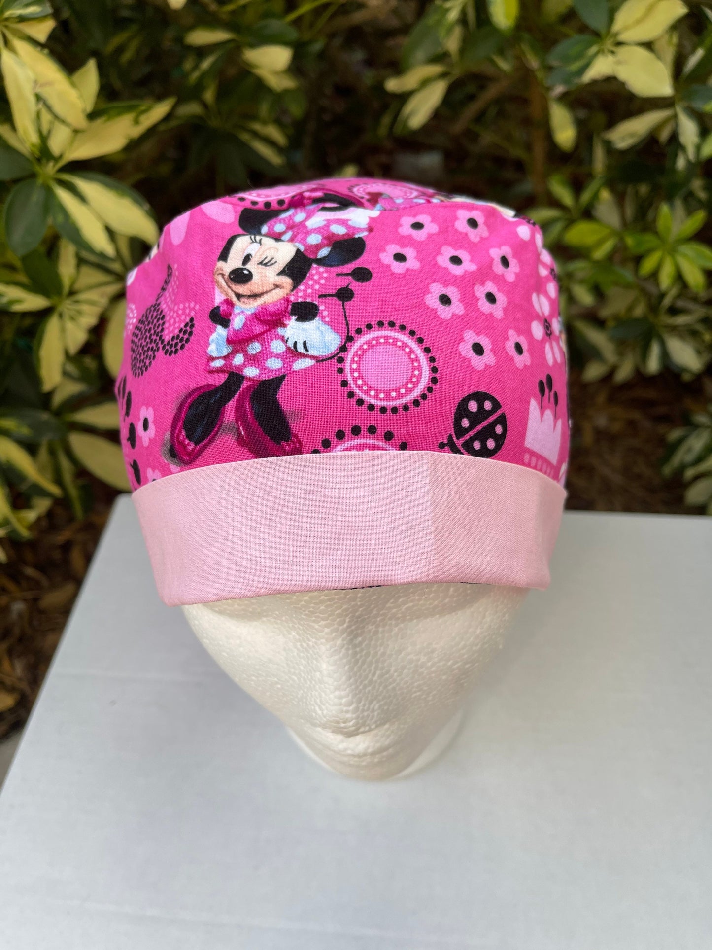 Minnie mouse ponytail cap