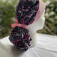 Breast Cancer scrub cap, ponytail scrub hat, pink ribbon, Women's scrub caps