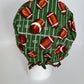 Football surgical cap, Men's Unisex surgeons cap, Scrub caps