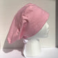 Pink pixie surgical cap, pink scrub cap