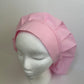 Womens scrub caps, surgical caps, Pink bouffant