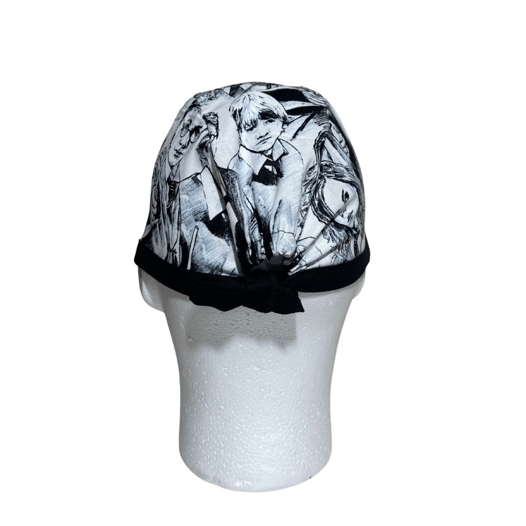 Novelty surgical cap for men, surgical caps, men scrub caps, unisex caps, Harry Potter scrub caps