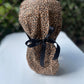 leopard ponytail scrub cap